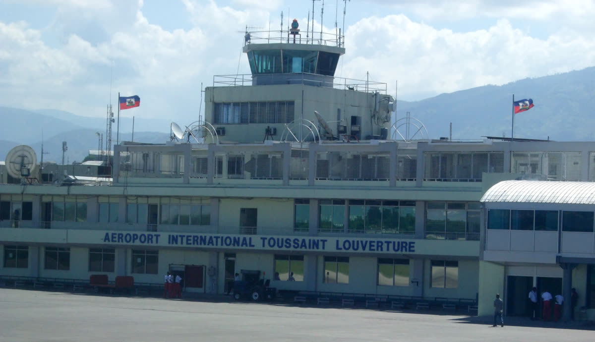 Aeropuerto Internacional Toussaint Louverture, en Puerto Príncipe.