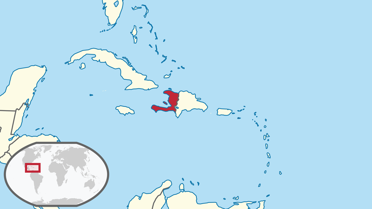 Haití comparte la isla La Española con República Dominicana.