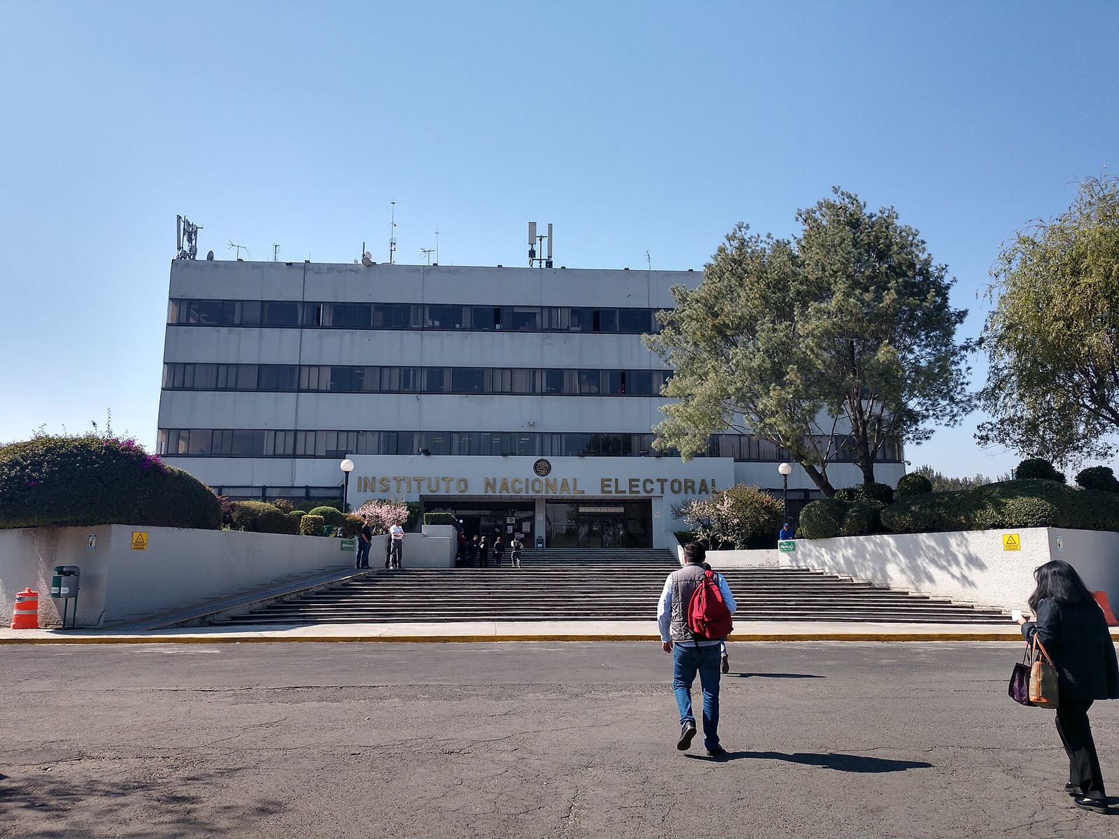 La sede central del Instituto Nacional Electoral (INE), en Ciudad de México.