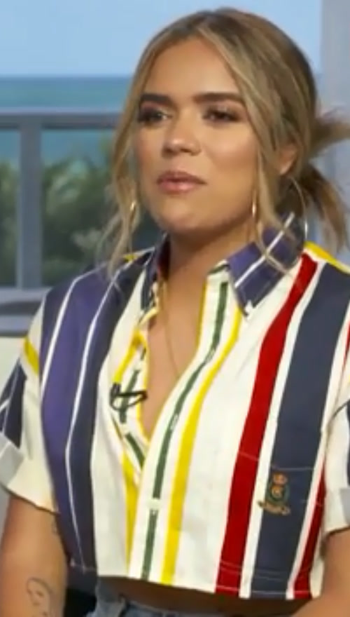 Karol G, Colombian singer, during an interview