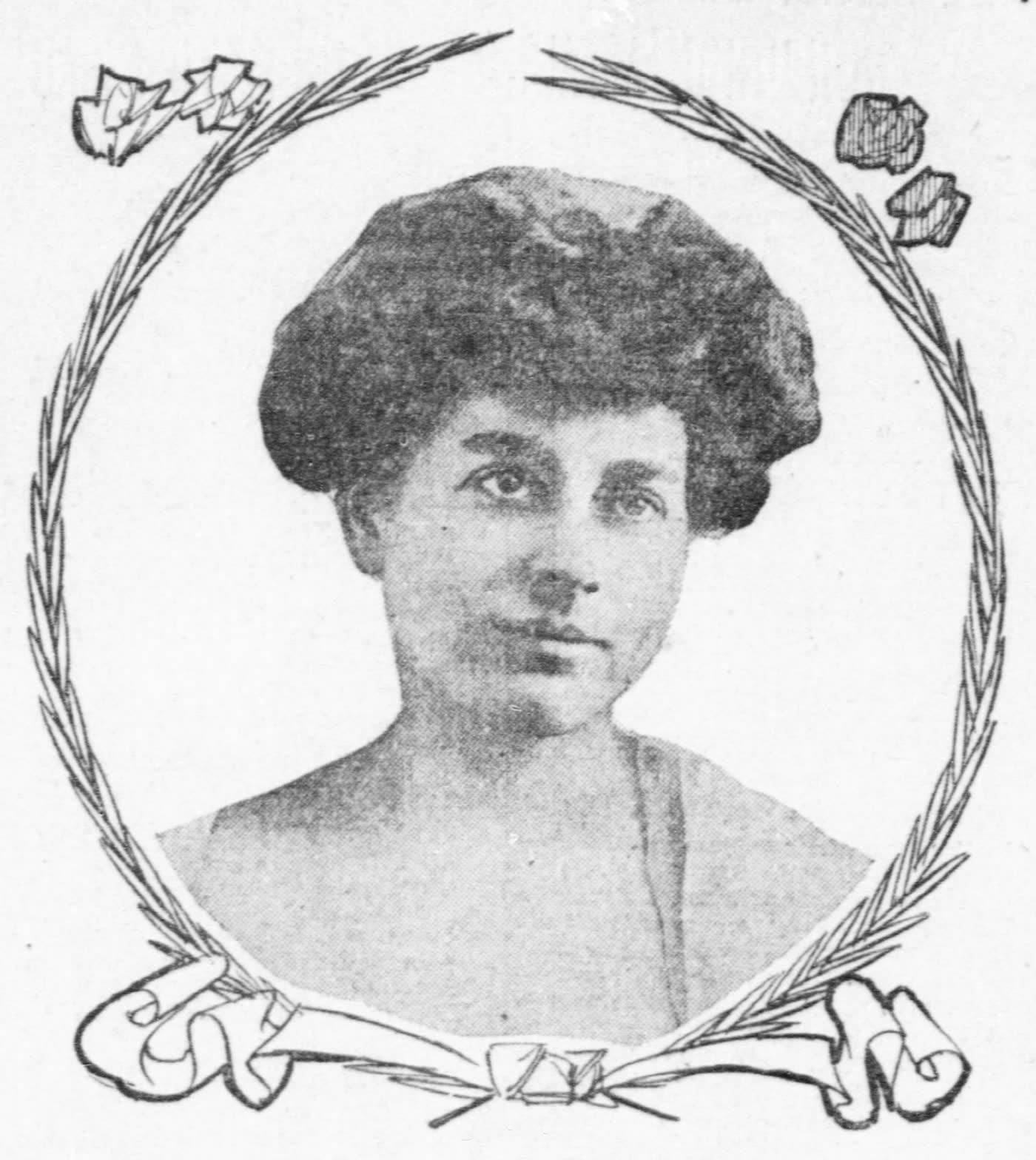 Lizzie Magie en el diario Washington Times, el 22 de octubre de 1906.